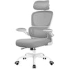 COOLHUT Office Chair, Ergonomic Desk Chair with Lumbar Support and Adjustable Armrests, Breathable Mesh Mid Back Computer Chair, Reclining Task Chair for Home Office
