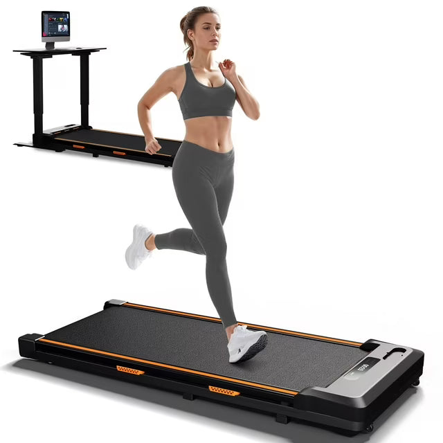CoolHut Under Desk Treadmill, Walking Pad 3 in 1 Folding Treadmill