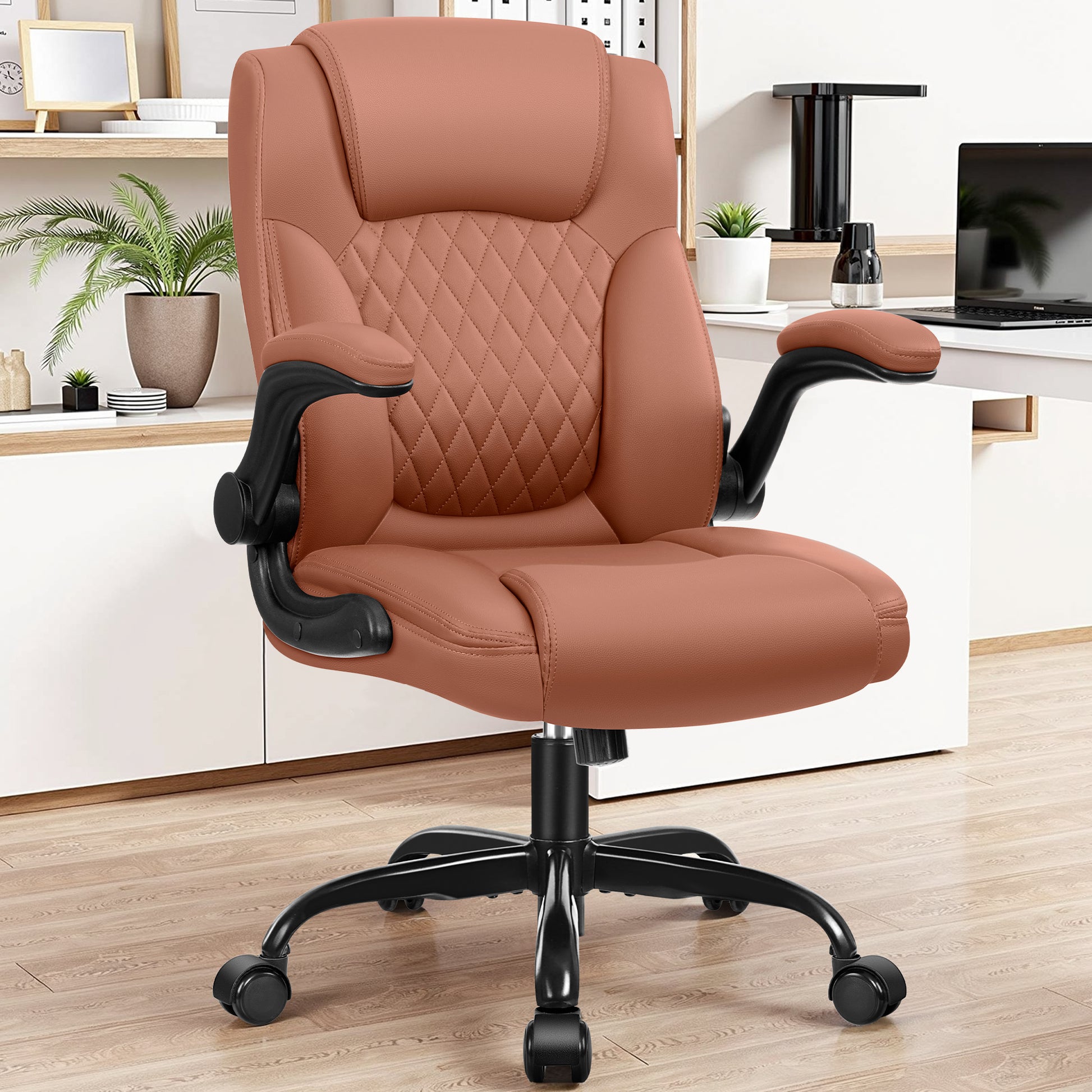 Executive Office Chair with Adjustable Armrests and Ergonomic Design 245