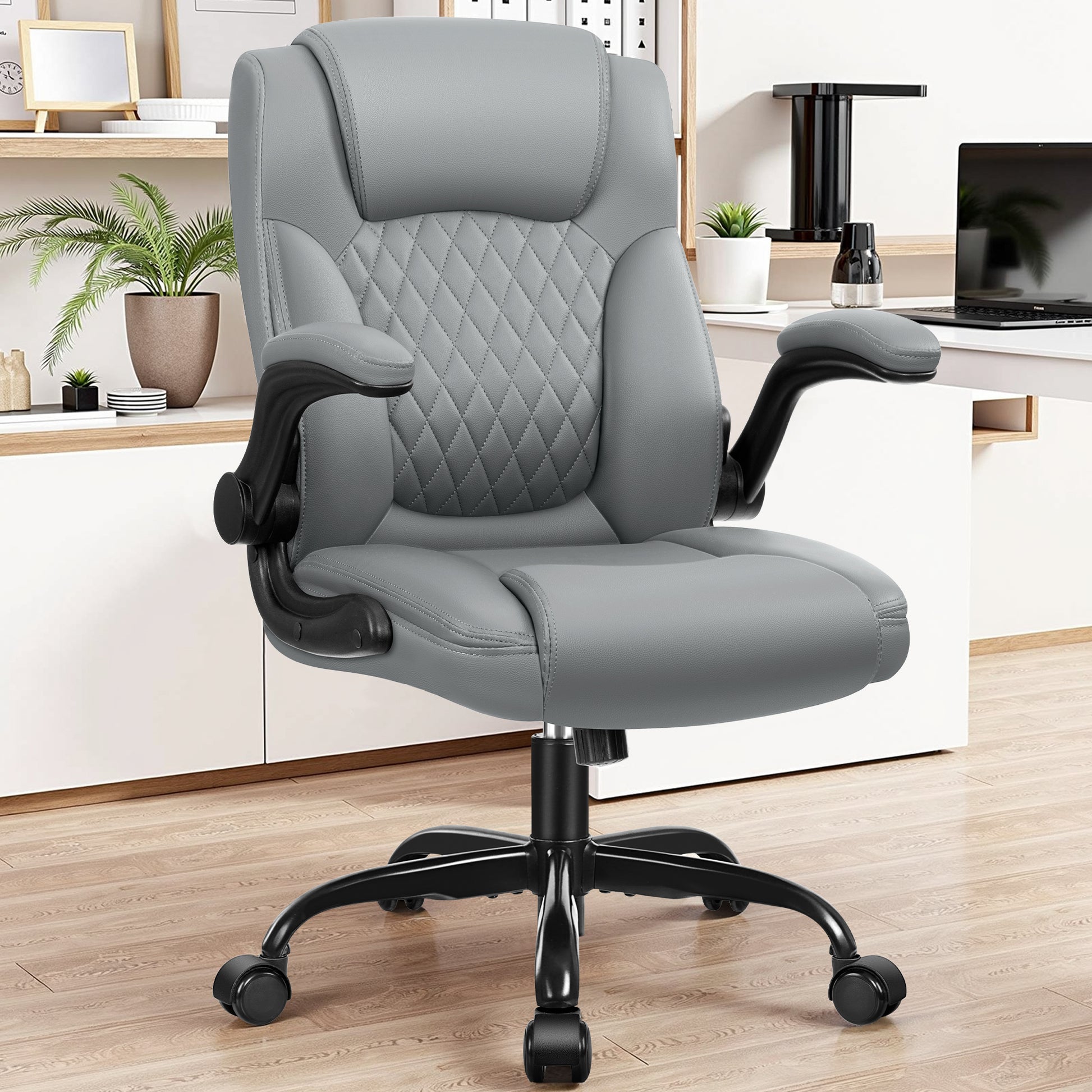 Executive Office Chair with Adjustable Armrests and Ergonomic Design 245