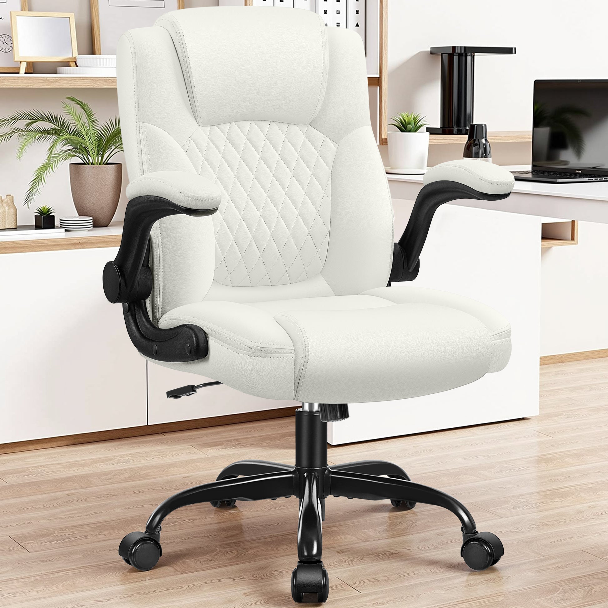 Executive Office Chair with Adjustable Armrests and Ergonomic Design 245