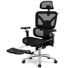 COOLHUT Premium Ergonomic Desk Chair with Footrest 2502