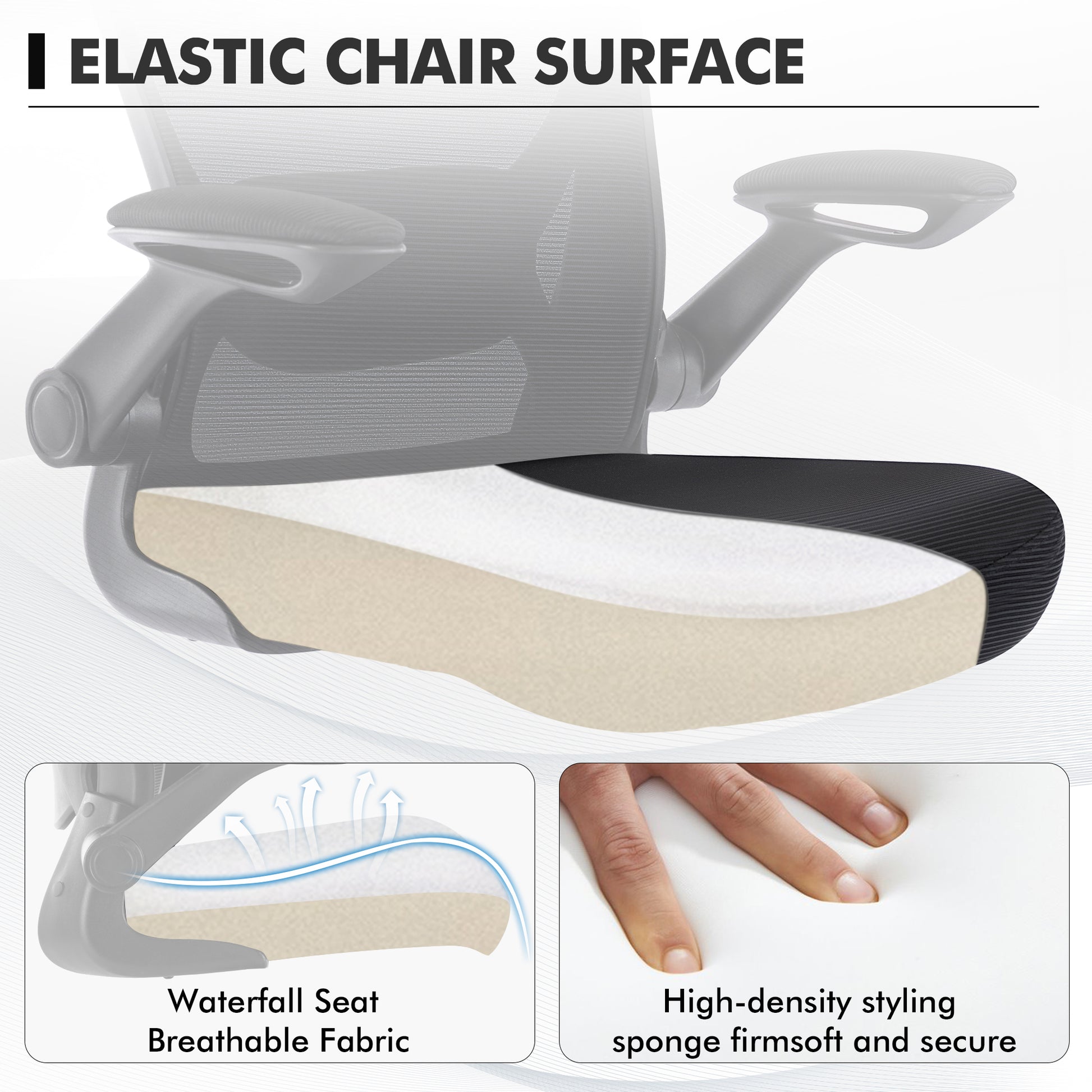 COOLHUT 5-point Support Ergonomic Office Chair 9060