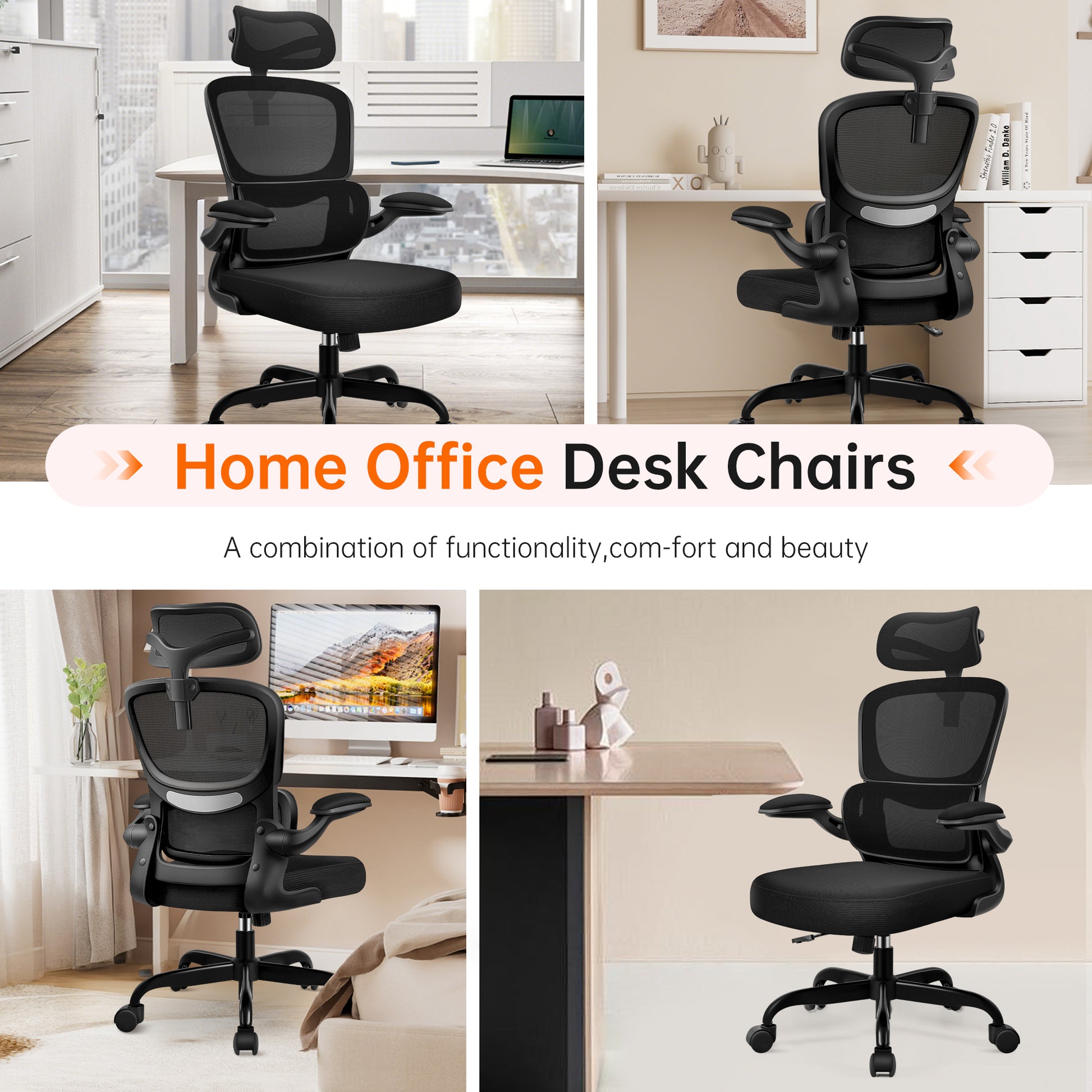 COOLHUT Independent Support Ergonomic Office Chair 2202