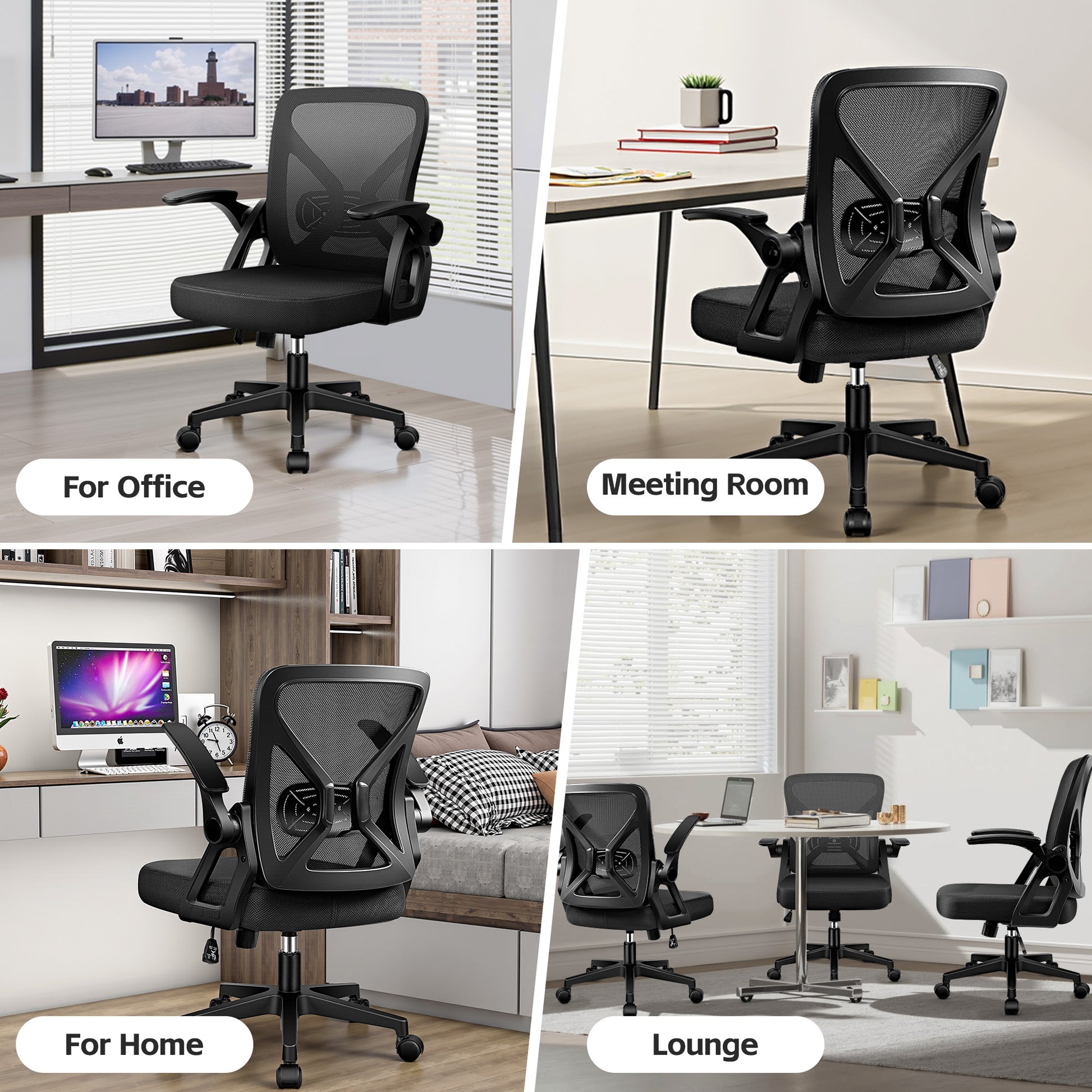 COOLHUT Wide Seat  Office Chair 24-4