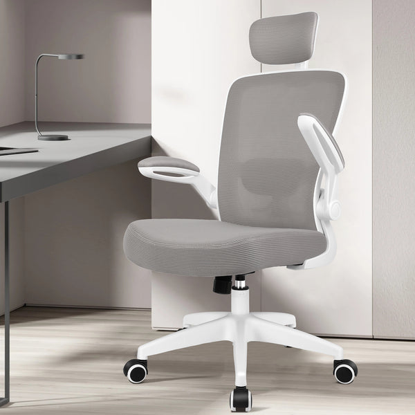 COOLHUT Dual-Lumbar Neck-Support Ergonomic Office Chair 918H-C