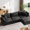 CoolHut Modular Sectional Sofa Couch, Comfy 3 Seats Sofa Sectional Couch for Living Room