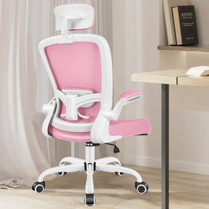 COOLHUT Dual-Lumbar Neck-Support Ergonomic Office Chair 918H-C