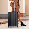 AMZFUN Carry On Luggage, Aluminium Frame, PC ABS Hard Shell, Suitcases with Wheels, TSA Lock, No Zipper, 28Inch
