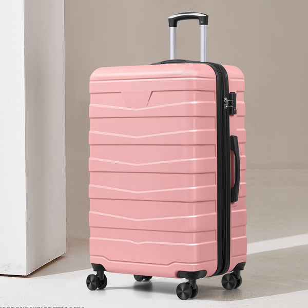 AMZFUN 20 Inches Carry On Luggage, Lightweight ABS+PC Hard Case Suitcase With 360° Rotating Silent Wheel, With TSA Lock, Airline Approved Luggage