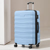 AMZFUN 28 Inches Carry On Luggage, Lightweight ABS+PC Hard Case Suitcase With 360° Rotating Silent Wheel, With TSA Lock, Airline Approved Luggage