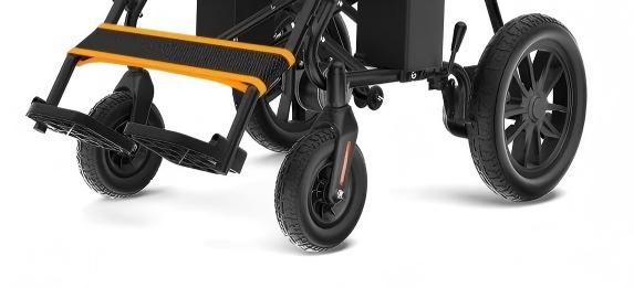 COOLHUT Electric Wheelchair Rear Wheel Replacement Part, compatible with the AT-001 electric wheelchair sold in our store; this is an electric wheelchair replacement part only.