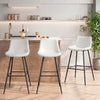 COOLHUT 24 Inch Dining Chairs Set of 2, Modern Kitchen & Dining Room Chairs, Upholstered Faux Leather Dining Chair, Armless Dinner Side Chairs with Sturdy Metal Legs