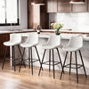 COOLHUT 24 Inch Dining Chairs Set of 2, Modern Kitchen & Dining Room Chairs, Upholstered Faux Leather Dining Chair, Armless Dinner Side Chairs with Sturdy Metal Legs
