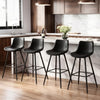 COOLHUT 24 Inch Dining Chairs Set of 2, Modern Kitchen & Dining Room Chairs, Upholstered Faux Leather Dining Chair, Armless Dinner Side Chairs with Sturdy Metal Legs