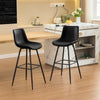 COOLHUT 28 Inch Dining Chairs Set of 2, Modern Kitchen & Dining Room Chairs, Upholstered Faux Leather Dining Chair, Armless Dinner Side Chairs with Sturdy Metal Legs