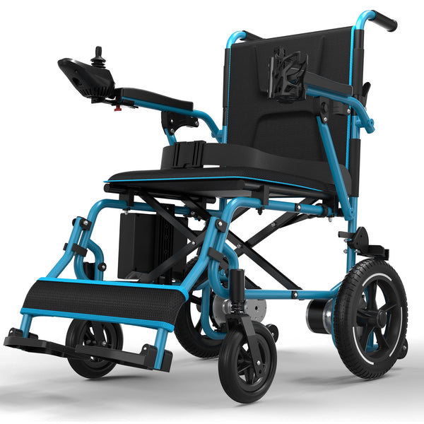 COOLHUT 37 Lbs Electric Wheelchair 25+ Miles Long Travel Range, Foldable & Lightweight Motorized Wheelchair with Safety Features Hold Up 350lbs 8-Year Warranty, Ideal for Seniors & Travel