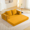 COOLHUT Combination Sofa, High Rebound Density Sponge Sofa Couch with Two Big Pillows, Six Forms Floor Sofa Couch Three Seats Sofa Bed for Living Room, Bedroom