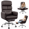 COOLHUT Big and Tall Office Chair 500LBS, Wide Seat Executive Office Desk Chair with Adjuatable Armrests and Headrest, PU Leather Hight Back Computer Chair with Footrest and Lumbar Suppor