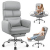 COOLHUT Big and Tall Office Chair 500LBS, Wide Seat Executive Office Desk Chair with Adjuatable Armrests and Headrest, PU Leather Hight Back Computer Chair with Footrest and Lumbar Suppor