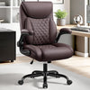 COOLHUT Big and Tall Office Chair 500LBS Wide Seat Ergonomic Computer Desk Chair, High Back Executive PU Leather Chair, Adjustable Armrest and Lumbar Back Support Office Chair