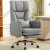COOLHUT Big and Tall Office Chair, High Back Executive PU Leather Desk Chair with Footrest, Ergonomic Home Office Chair Computer Chair with Lumbar Support & Padded Armrest