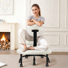 COOLHUT Cross Legged Chair, Ergonomic Adult ADHD Office Chair, Height Adjustable Yoga Office Chair, Meditation Chair with Lumbar Support, Home Office Kneeling Chair