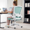 COOLHUT Office Chair, Ergonomic Office Chair with 8-year time warranty, Comfort Home Office Task Chair, Lumbar Support Computer Chair with Flip-up Arms and Adjustable Height, 350LBS