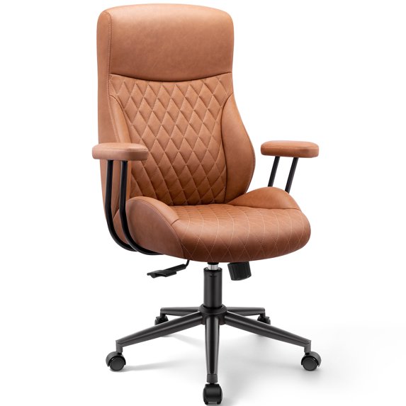 COOLHUT Ergonomic Office Chair, Features adjustable backrest recline and seat height, Suitable for home and office use as a computer chair