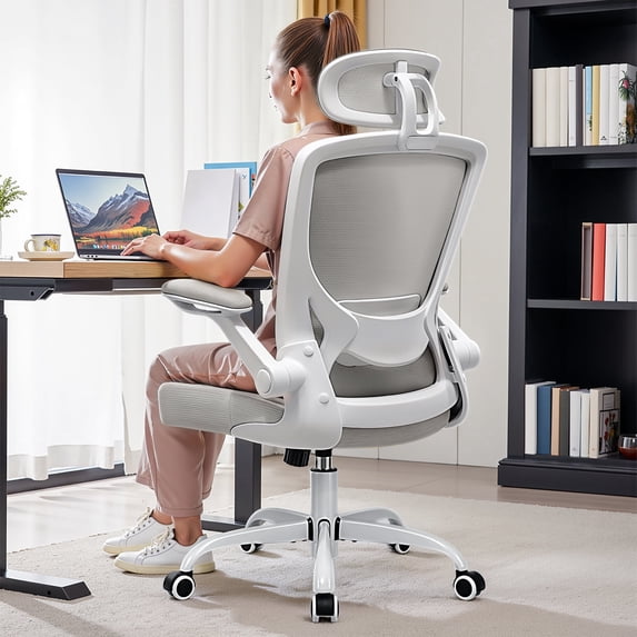 COOLHUT Office Chair Ergonomic Desk Chair, High Back Gaming Chair, Big and Tall Reclining Comfy Home Office Chair Lumbar Support Breathable Mesh Computer Chair
