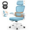 COOLHUT Office Chair, Ergonomic Desk Chair with Lumbar Support and Adjustable Armrests, Breathable Mesh Mid Back Computer Chair, Reclining Task Chair for Home Office