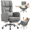 COOLHUT Extra High PU Leather Office Chair with Adjustable Headrest and Footrest, Executive Computer Chair, Ergonomic Office Chair, Thickened Seat Cushion and Lumbar Support