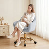 COOLHUT Home Office Chair, Makeup Vanity Chair, Rocking Swivel Chair