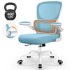 COOLHUT Office Chair, Ergonomic Desk Chair with Lumbar Support and Adjustable Armrests, Breathable Mesh Mid Back Computer Chair, Reclining Task Chair for Home Office