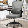 COOLHUT Office Desk Chair, 400LBS Ergonomic Mesh Rolling Work Swivel Task Chairs with Wheels, Comfortable Lumbar Support, Comfy Flip-up Arms for Home, Bedroom, Study, Student, 8-Years Warranty