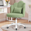 COOLHUT Office Desk Chair, Vanity Chair Velvet Petal Office Chair, Modern Home Office Chair, Height Adjustable Computer Chair for Bedroom Living Room