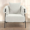 COOLHUT Upholstered Swivel Accent Chairs, Modern Fabric Arm Chairs for the Bedroom, Living Room