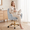 COOLHUT Vanity Chair, Makeup Chair for Grils, Rocking Swivel Chair