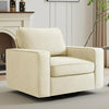 COOLHUT 360° Swivel Accent Chair Set of 1, 36.2" Wide Accent Chair Armchair, Comfy Upholstered Single Sofa Chair for Living Room and Bedroom