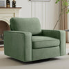 COOLHUT 360° Swivel Accent Chair Set of 1, 36.2" Wide Accent Chair Armchair, Comfy Upholstered Single Sofa Chair for Living Room and Bedroom