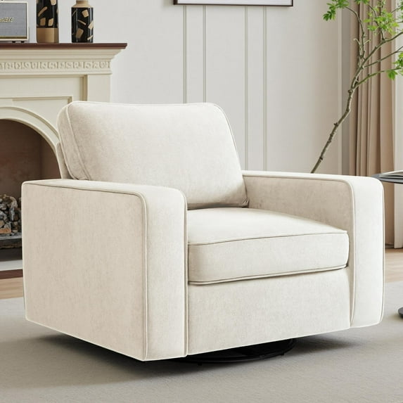 COOLHUT 360° Swivel Accent Chair Set of 1, 36.2