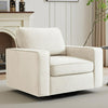 COOLHUT 360° Swivel Accent Chair Set of 1, 36.2" Wide Accent Chair Armchair, Comfy Upholstered Single Sofa Chair for Living Room and Bedroom