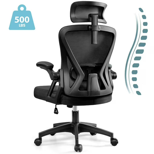 COOLHUT Ergonomic Mesh Office Chair, High Back Office Chair with Headrest
