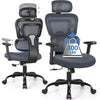 COOLHUT Ergonomic Office Chair, High Back Desk Chair, Breathable Mesh Computer Chair with Lumbar Support, Comfy Foam Cushion Home Office Chair