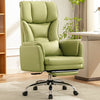 COOLHUT Big and Tall Office Chair, High Back Executive PU Leather Desk Chair with Footrest, Ergonomic Home Office Chair Computer Chair with Lumbar Support & Padded Armrest