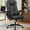 COOLHUT Big and Tall Office Chair, Executive Home Office Desk Chairs, Ergonomic Computer Faux Leather Desk Chair with Adjustable Flip-Up Arms, Lumbar Support Swivel Task Chair