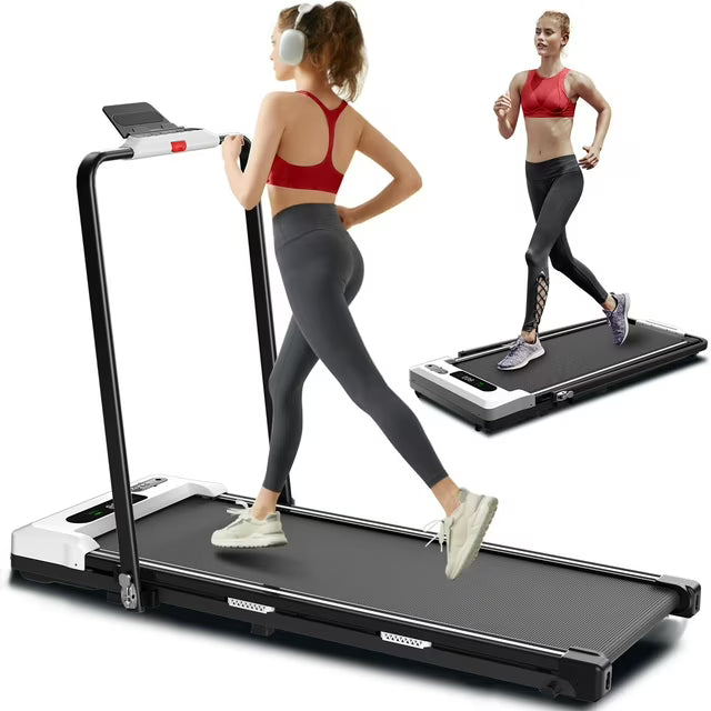 CoolHut Under Desk Treadmill, Walking Pad 3 in 1 Folding Treadmill