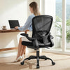 COOLHUT Office Chair, Ergonomic Desk Chair with Adjustable Lumbar Support, High Back Mesh Computer Chair with Flip-up Armrests-BIFMA Passed Task Chairs, Executive Chair for Home Office