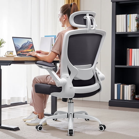 COOLHUT Office Chair Ergonomic Desk Chair, High Back Gaming Chair, Big and Tall Reclining Comfy Home Office Chair Lumbar Support Breathable Mesh Computer Chair