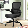 COOLHUT Office Chair, Ergonomic Desk Chair with Lumbar Support and Adjustable Armrests, Breathable Mesh Mid Back Computer Chair, Reclining Task Chair for Home Office